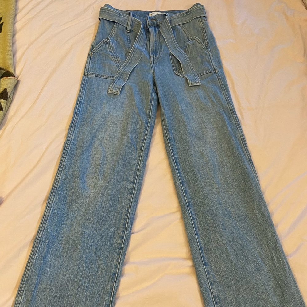 Madewell wide leg denim
